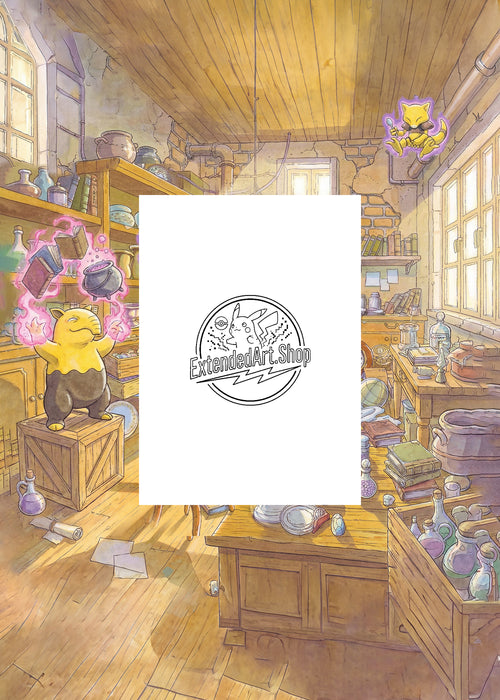 151 | Alakazam EX SIR | Digital Download | 5x7" Extended Art Print