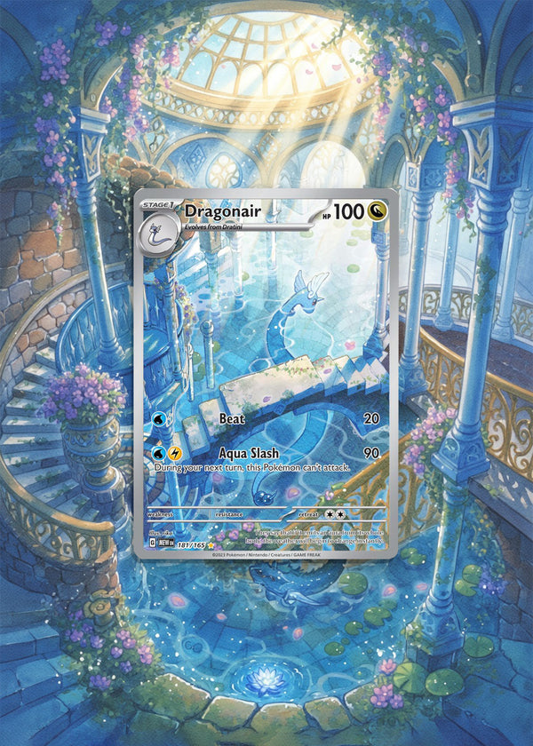 151 | Dragonair | Digital Download | 5x7" Extended Art Print