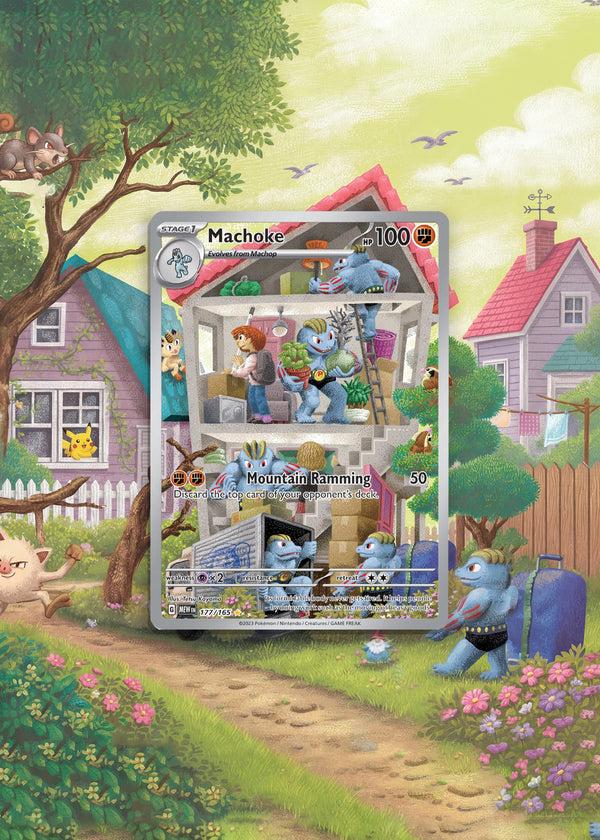 151 | Machoke | Digital Download | 5x7" Extended Art Print