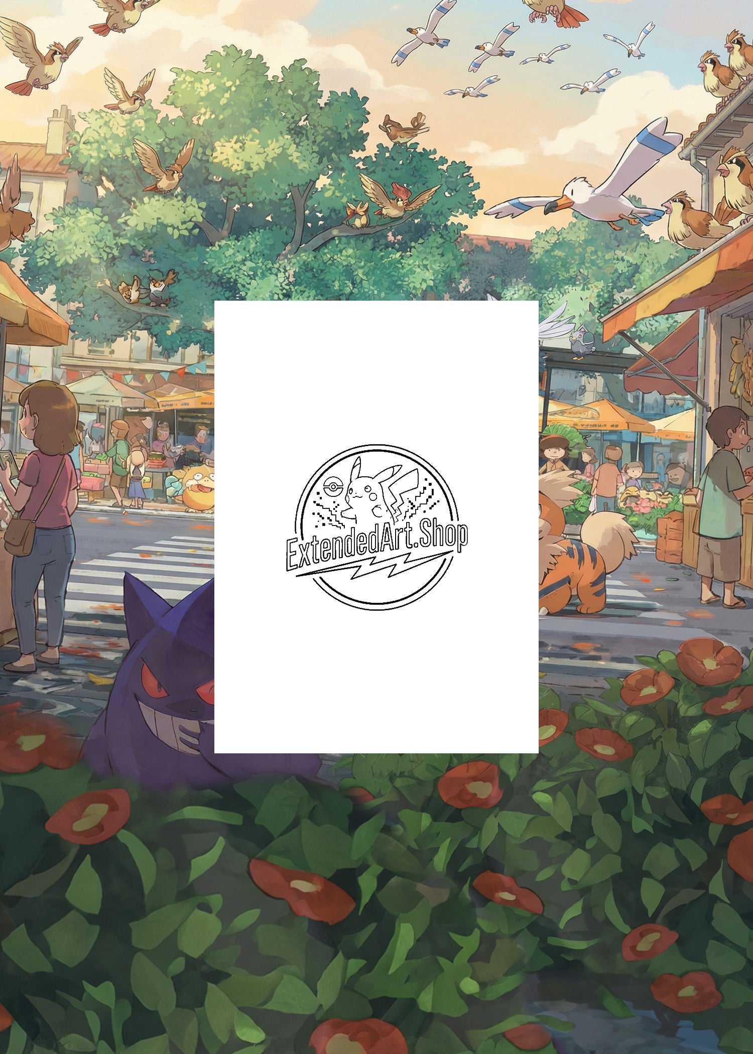 151 | Pikachu | Digital Download | 5x7" Extended Art Print