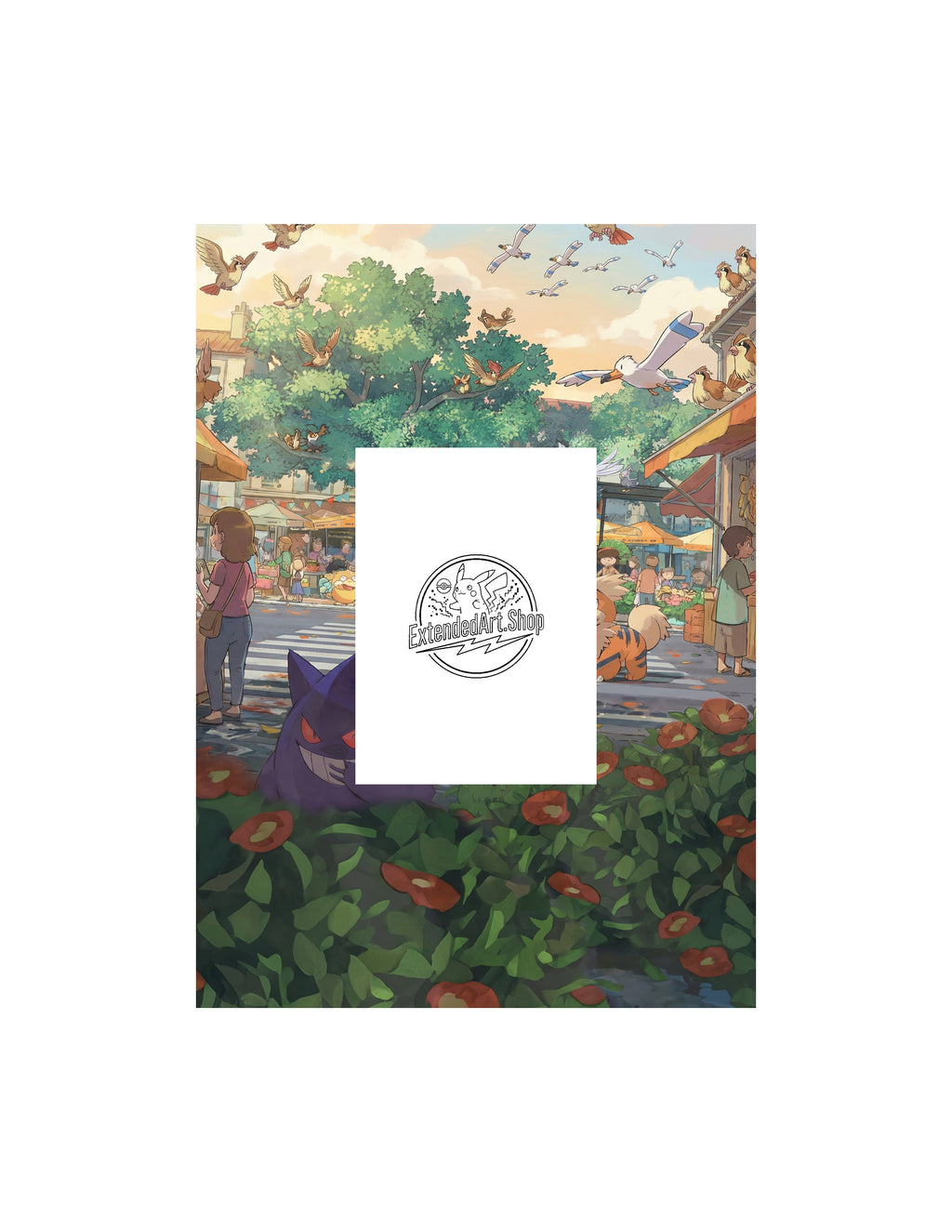 151 | Pikachu | Digital Download | 5x7" Extended Art Print