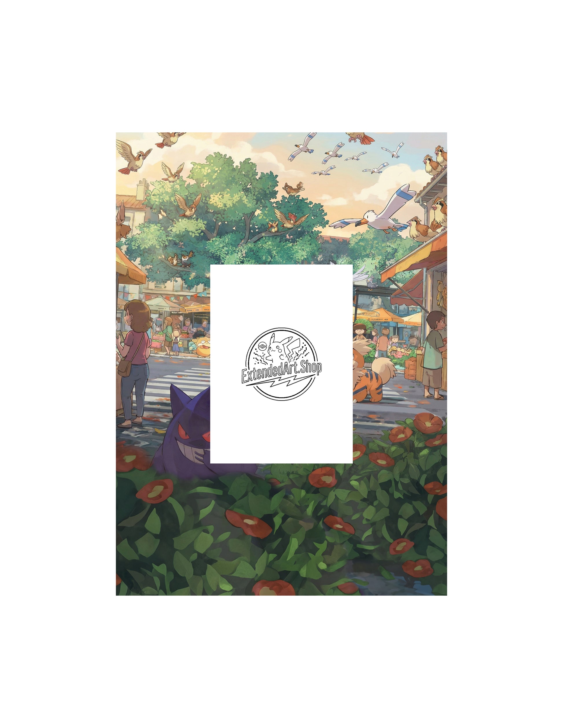 151 | Pikachu | Digital Download | 5x7" Extended Art Print