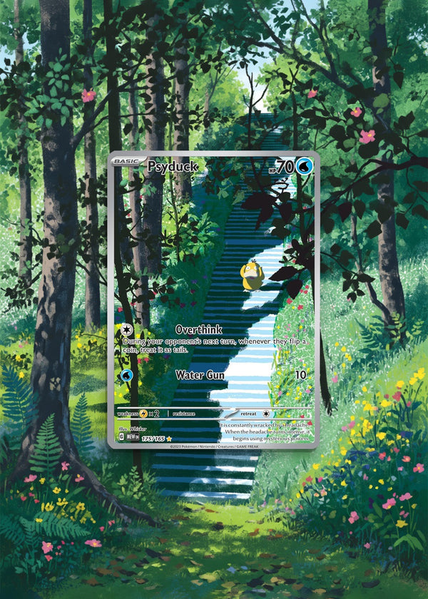 151 | Psyduck | Digital Download | 5x7" Extended Art Print