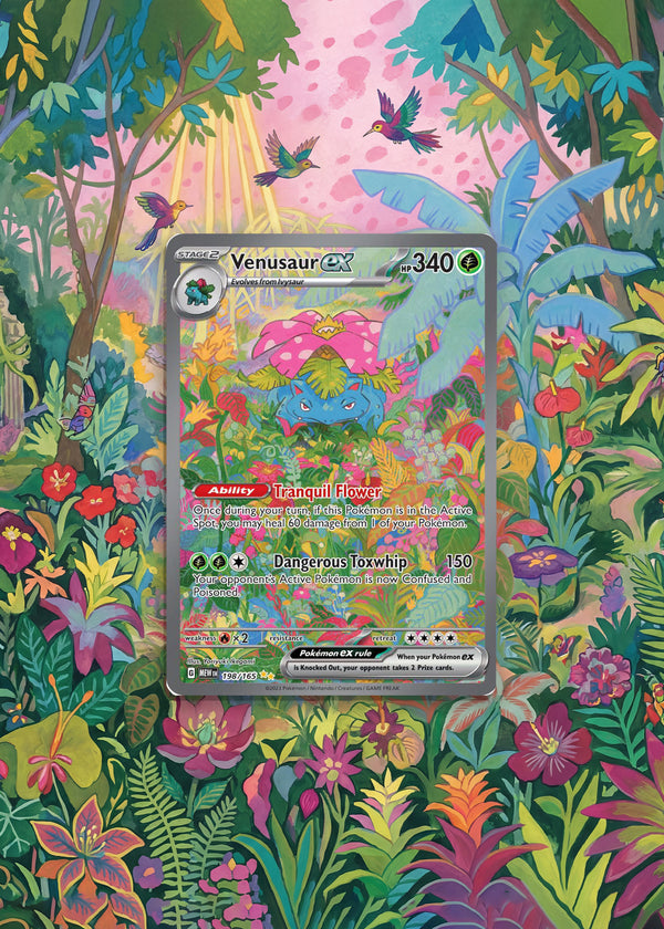 151 | Venusaur EX SIR | Digital Download | 5x7" Extended Art Print
