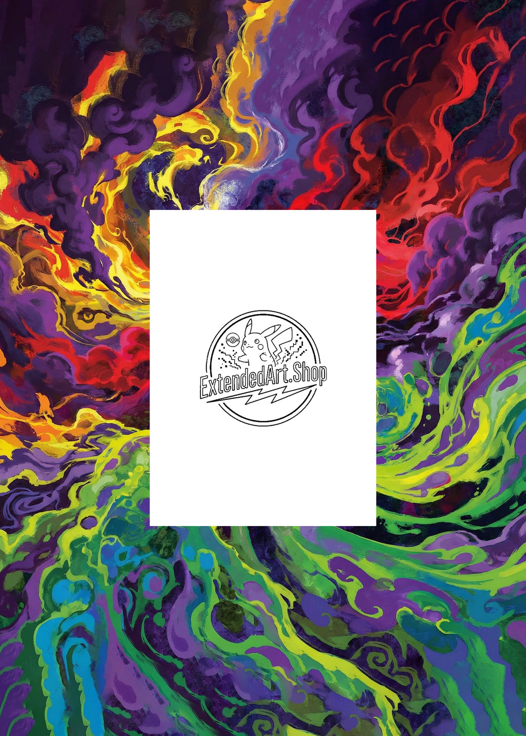 Ascended Heroes | Mega Gengar EX SIR | Digital Download | 5x7" Extended Art Print