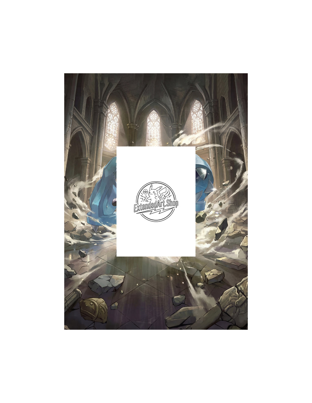 Ascended Heroes | Steven's Metagross EX SIR | Digital Download | 5x7" Extended Art Print