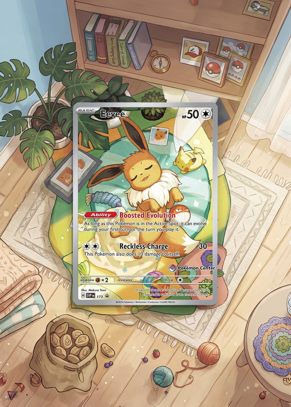 Scarlet & Violet Base Set | Eevee Promo | Digital Download | 5x7" Extended Art Print