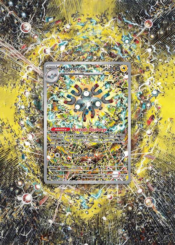 Scarlet & Violet Base Set | Magneton Promo | Digital Download | 5x7" Extended Art Print