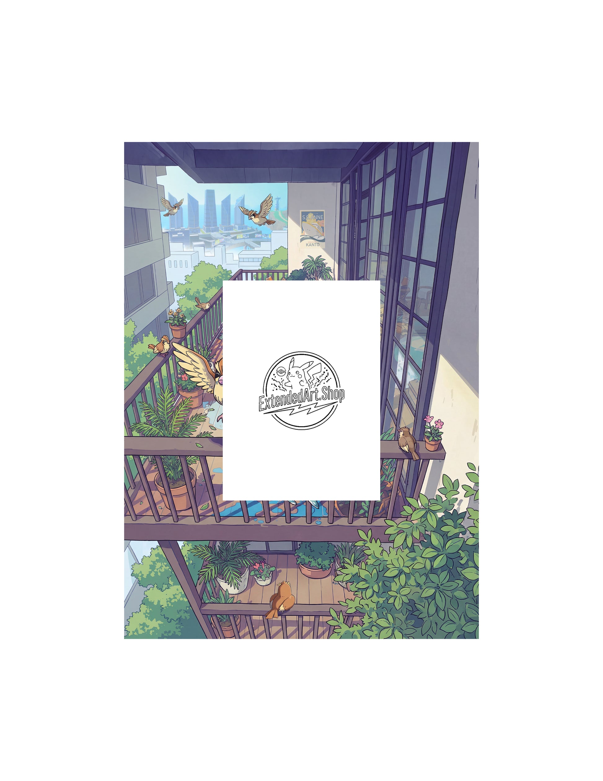 Stellar Crown | Squirtle | Digital Download | 5x7" Extended Art Print